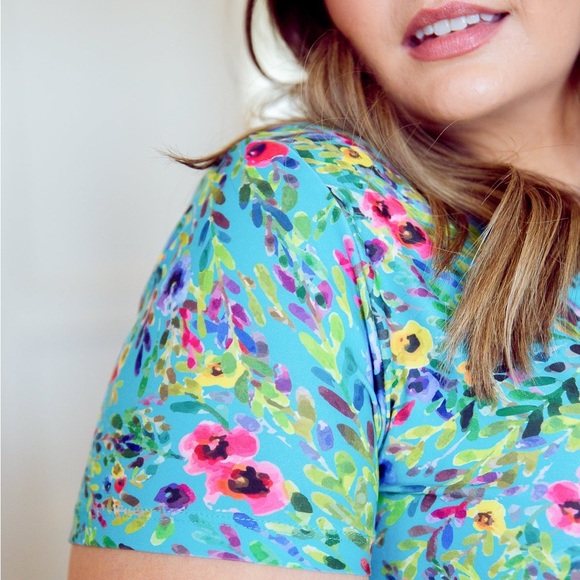 NWT Yelete | Bright Floral | Pockets | Swing Dress | XL - Picture 3 of 9